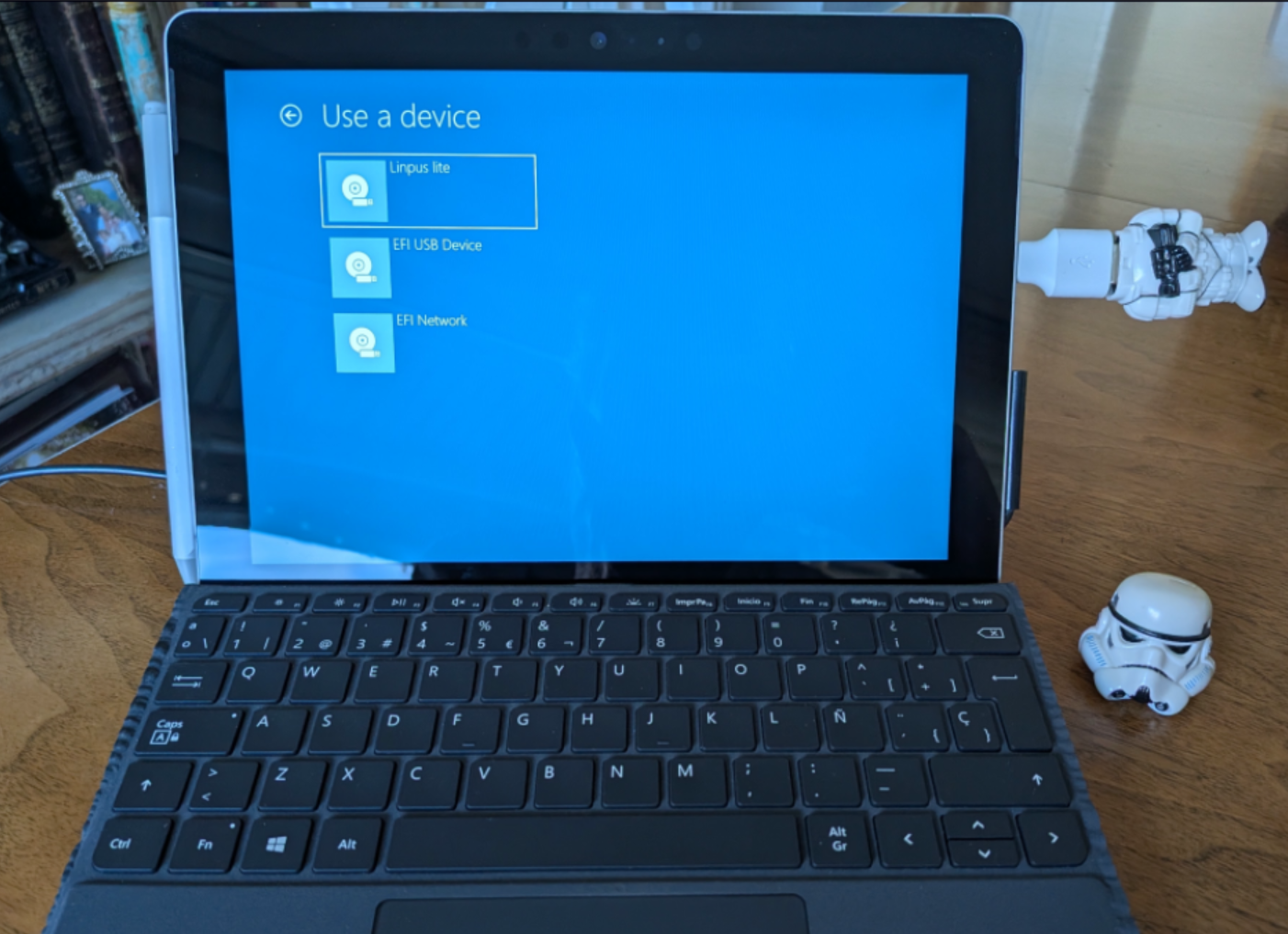 Ok really boot from the USB already